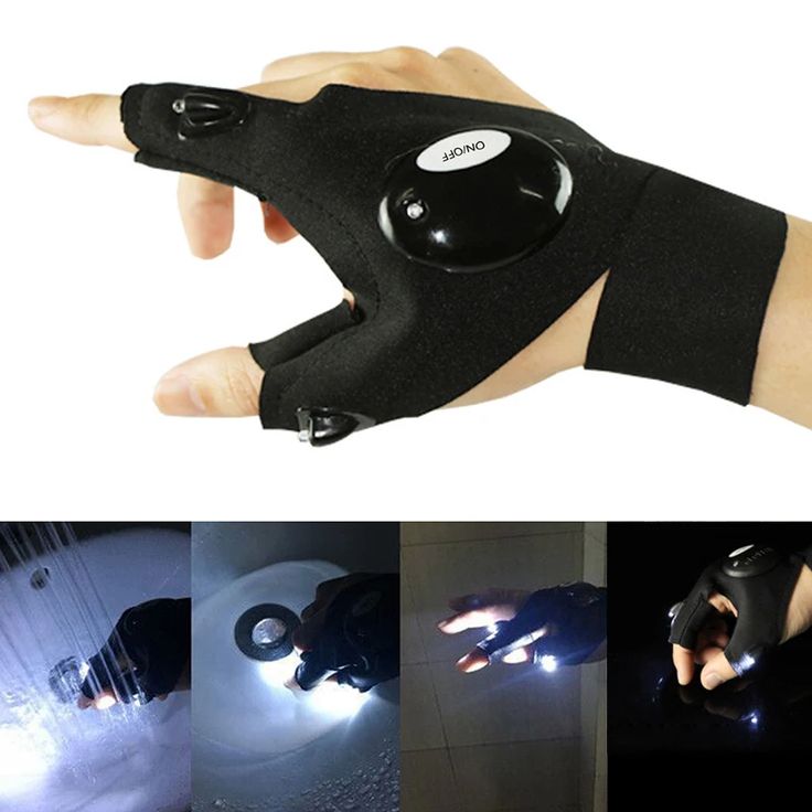 Guantes Con Linterna Led